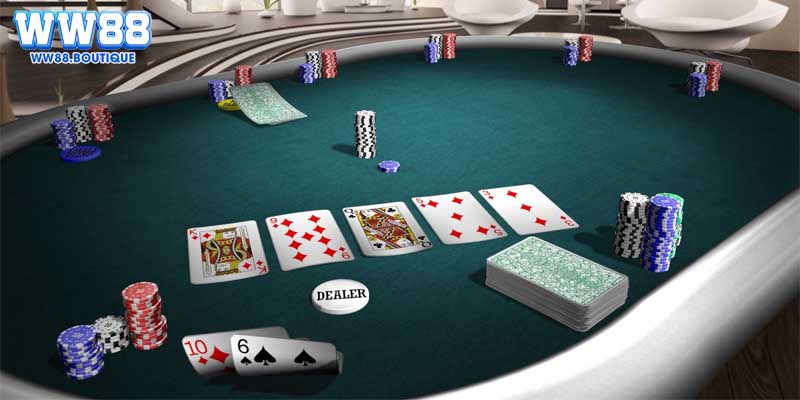 Mất hết vốn cược khi sử dụng all in trong poker